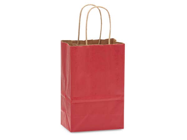 Recycled Kraft Color Paper Retail Shopping Bags