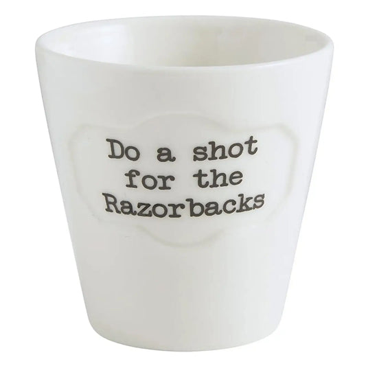 Razorbacks Shot Glass