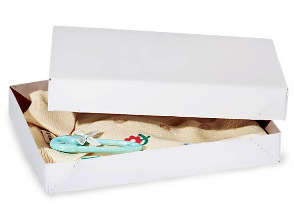 Recycled White Apparel Gift Boxes