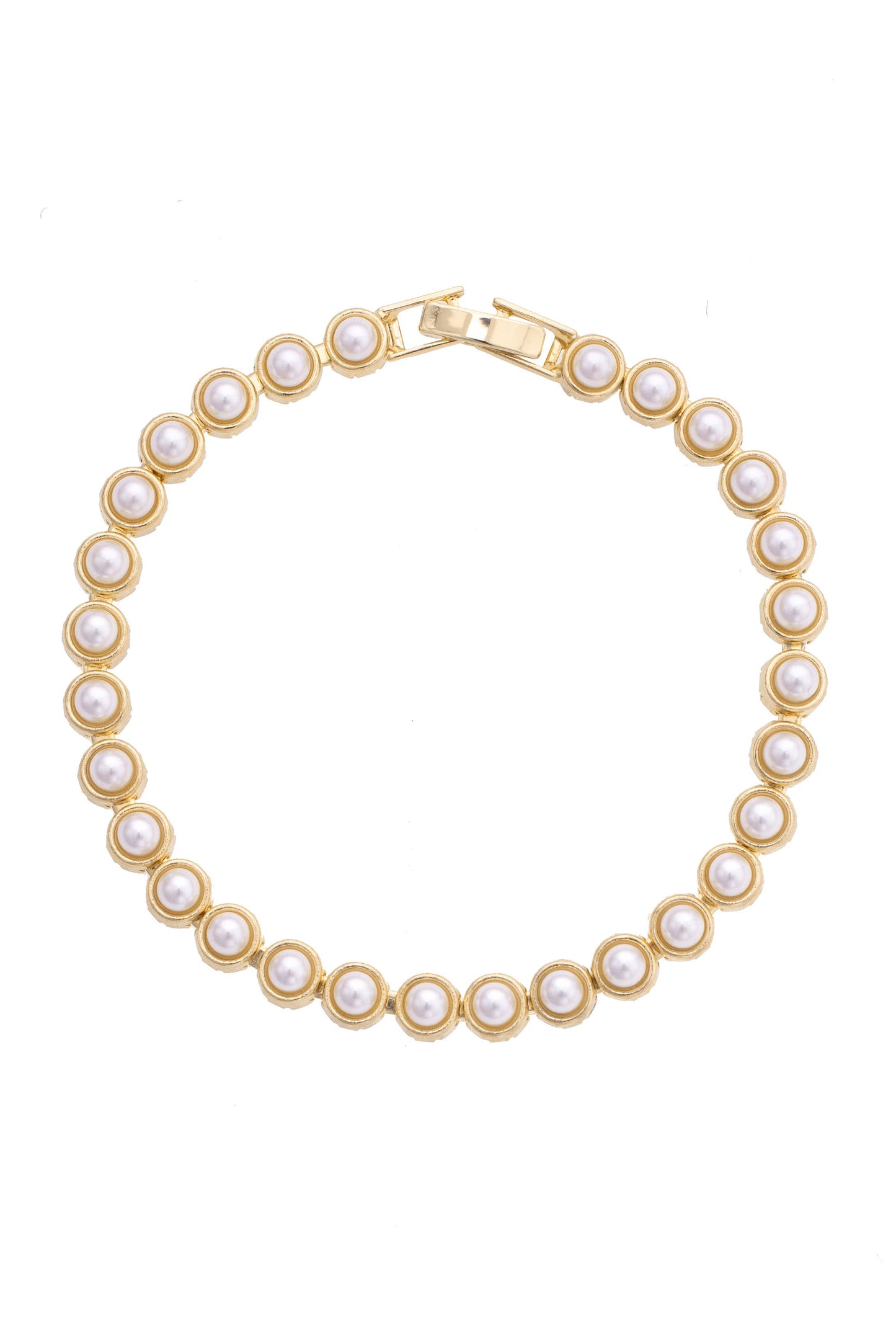 Ivy Pearl Linked Bracelet in Ivory