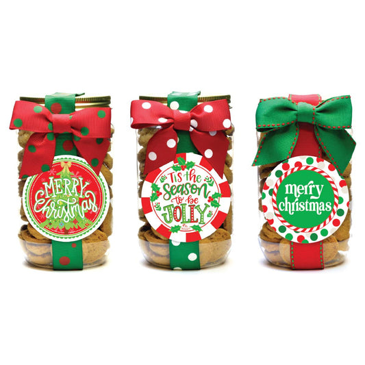Cookies - Christmas Holiday Asst #1 - Pint Jars