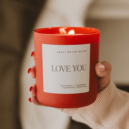 *NEW* Love You 15 oz Soy Candle - Home Decor & Gifts