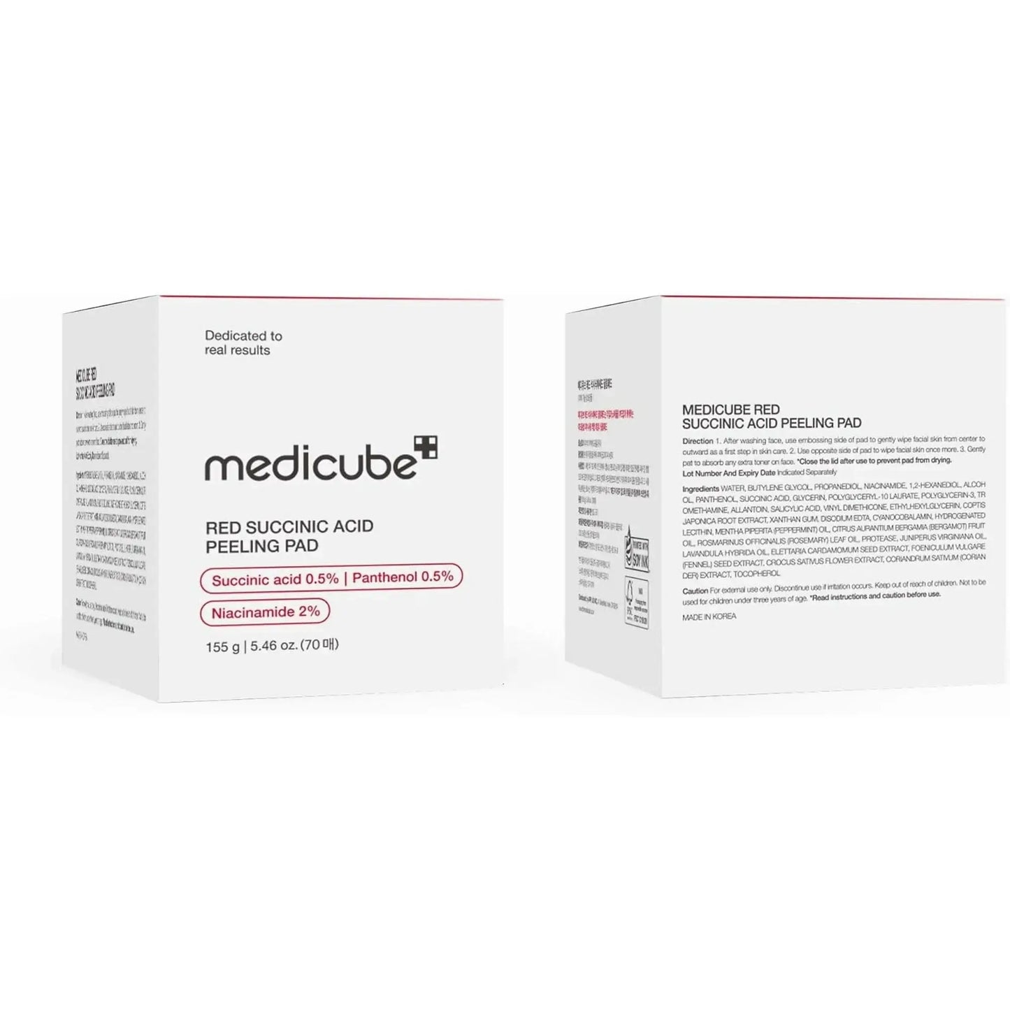 Medicube Red Succinic Acid Peeling Pad with Panthenol 70Pads