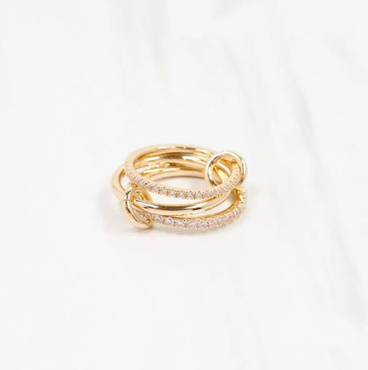 Interlocking Ring Set of 3