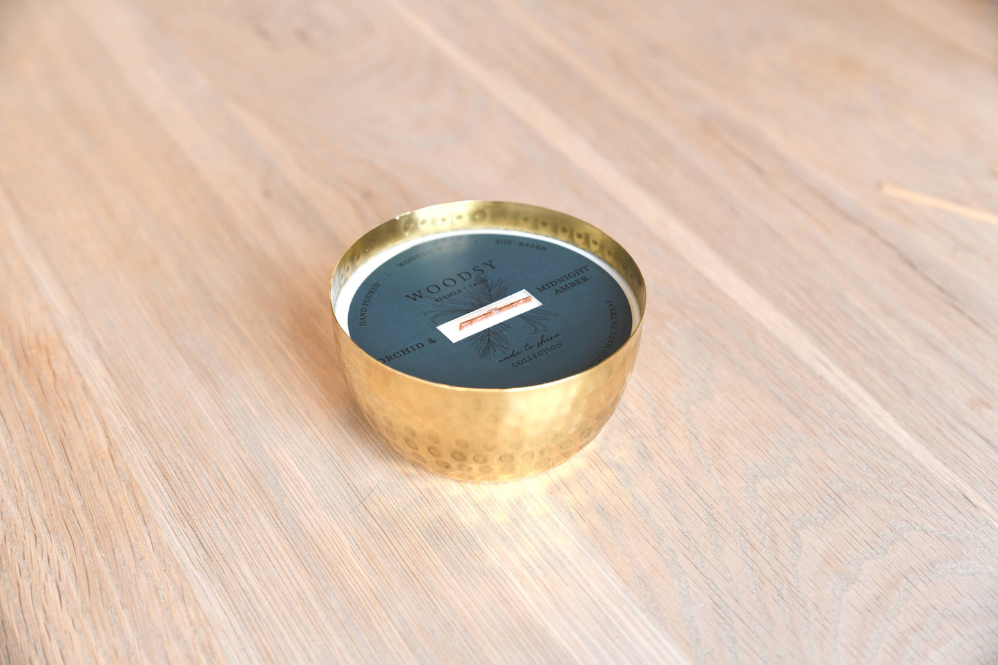 Spring Collection-Solid Brass 14oz Pure Soy Candle