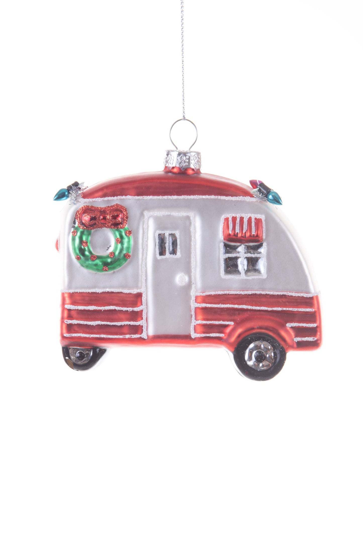 NEW - Hangable red Mobile Home Ornament