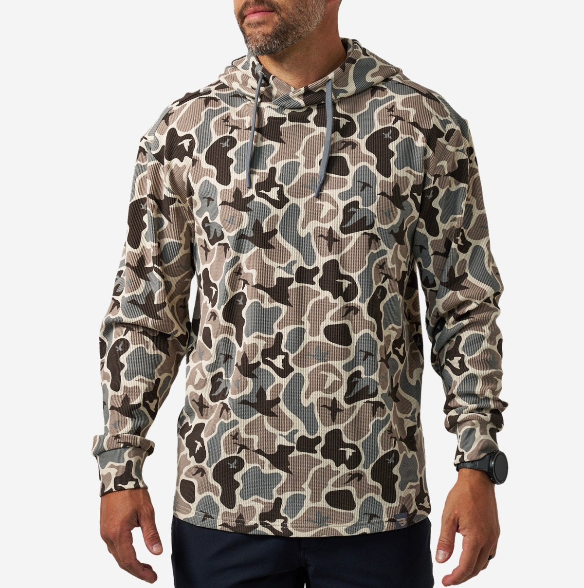 Burlebo Thermal Hoodie-Mallard Mayhem Camo