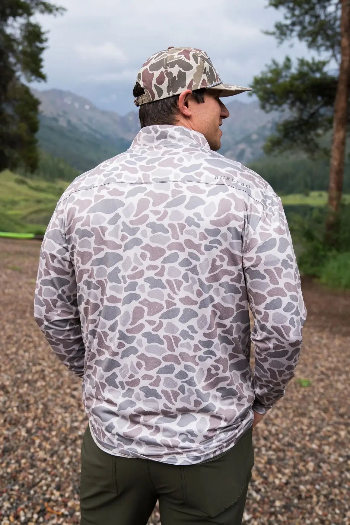 Performance Quarter Zip - Classic Deer Camo