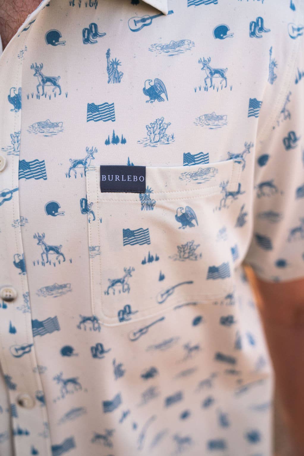 Performance Button Up - America The Great