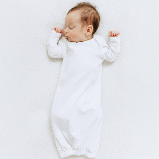 Solid Essentials White Lap Gown