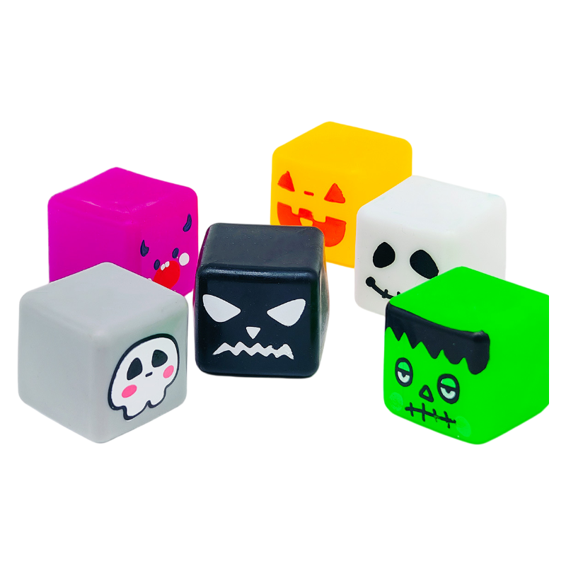 Halloween Mini Ice Cube TPR Squishy Slow-Rising Stress Relief Toy