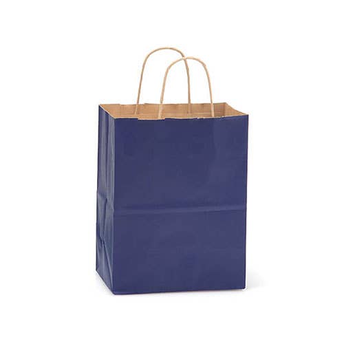 Recycled Kraft Color Paper Retail Shopping Bags