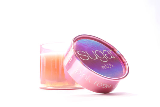 PINK ROSE AND DRAGON FRUIT 2 WICK DECORATIVE LID CANDLE