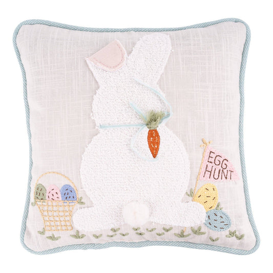 Bunny Egg Hunt Pillow - Easter