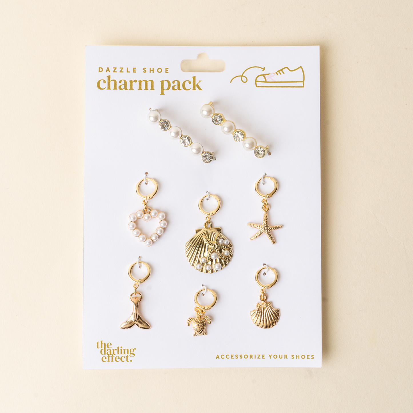 Dazzle Shoe Charm Pack-Ocean Breeze