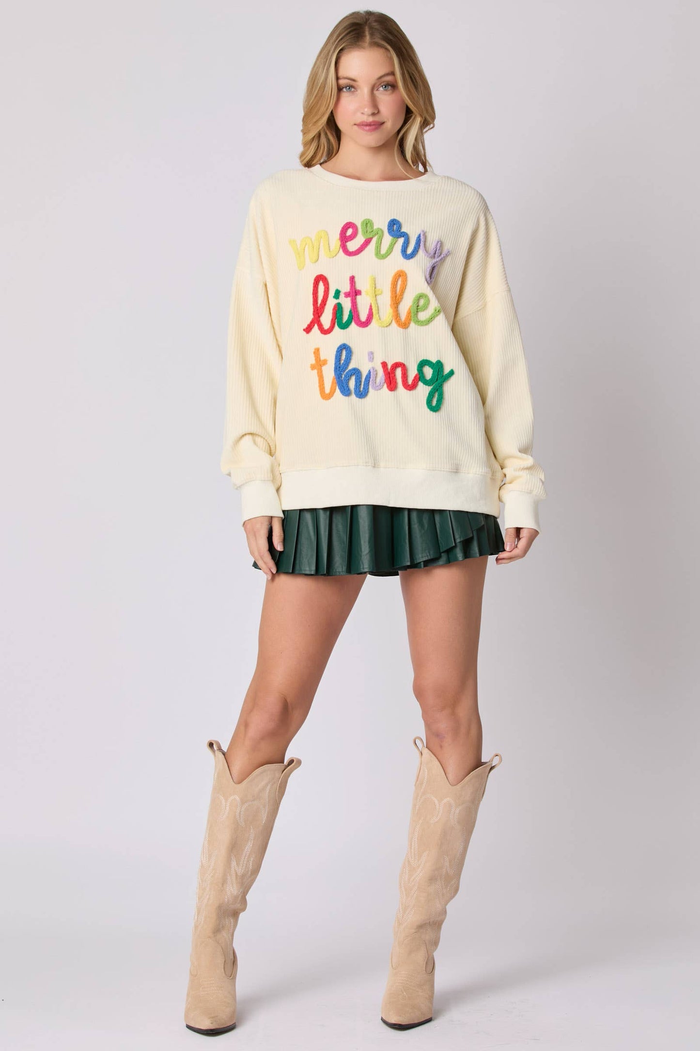 Multi Color Embroidery Sweatshirts