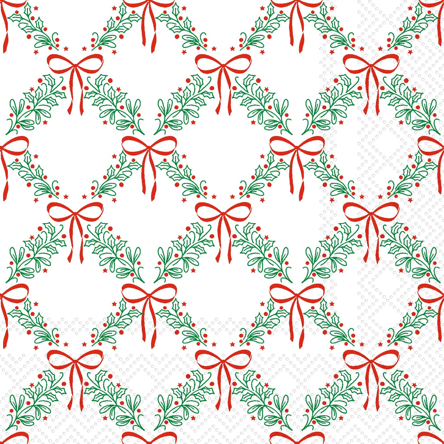 Paper Cocktail Napkins 20ct Madeleine Christmas