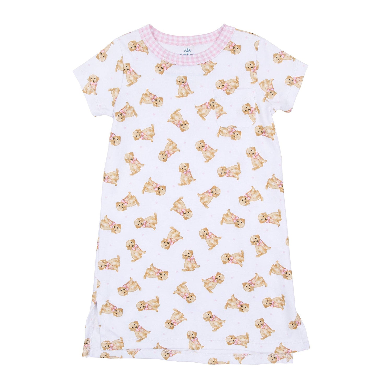 Sweet Golden Nightdress - Pink