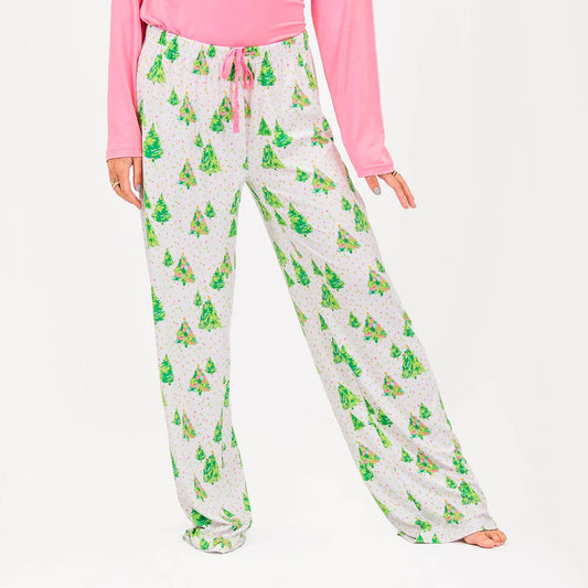 Celebration Tree Sleep Pants    White/Lime/Pink   -Asst.