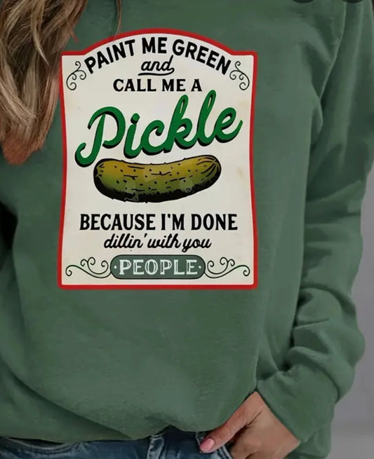 Crewneck Pickles Pullover