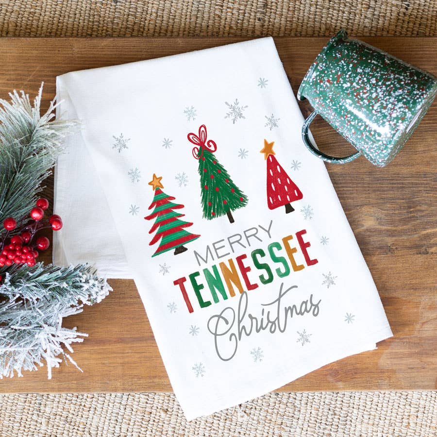 State Products, Kitchen Towel, Christmas Decor, Custom Towel