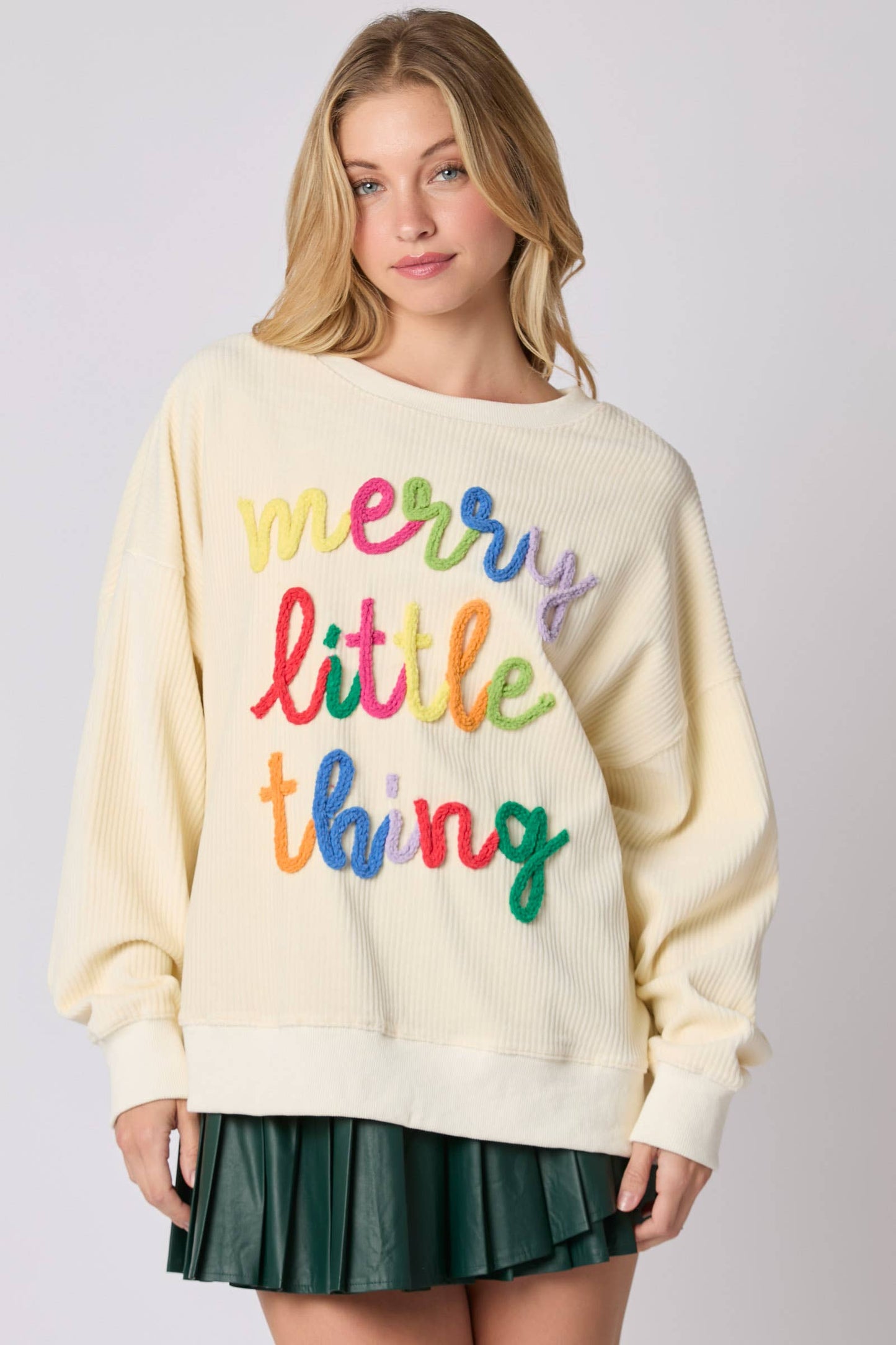 Multi Color Embroidery Sweatshirts