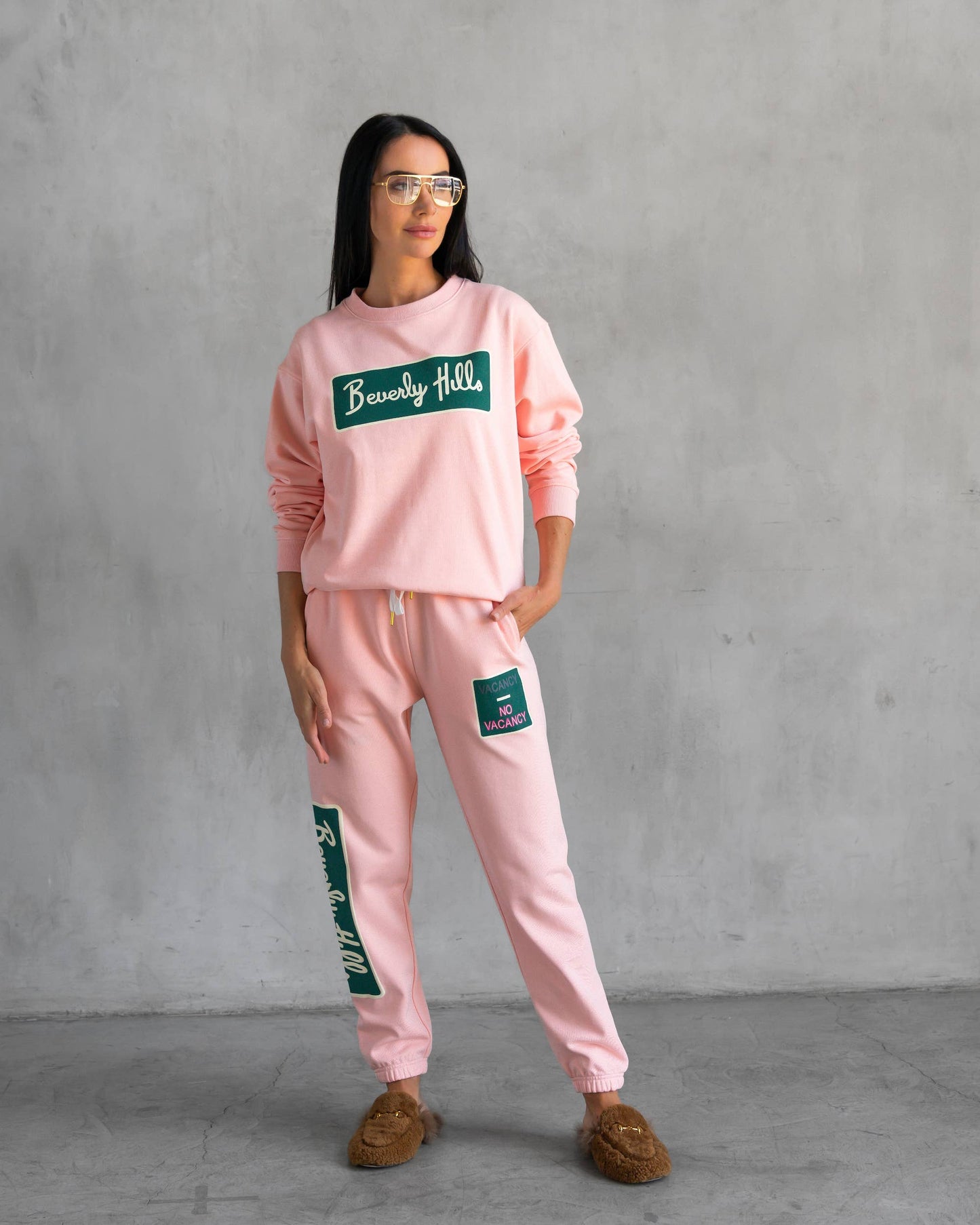 Beverly Hills Classic Crewneck (Peachy Keen)