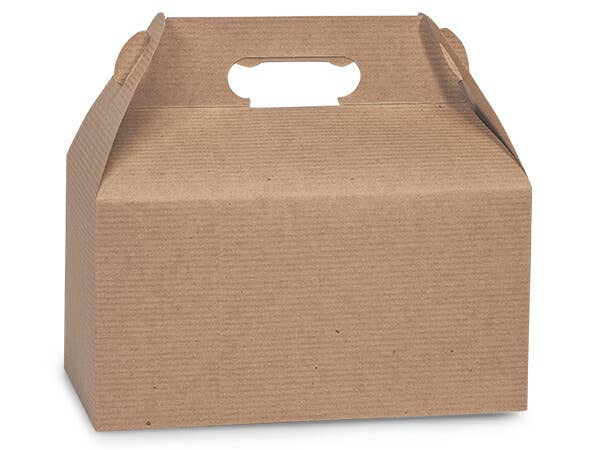 Kraft & White Gable Gift & Gourmet Boxes