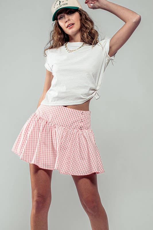 Countryside Comfort Lined Mini Skirt