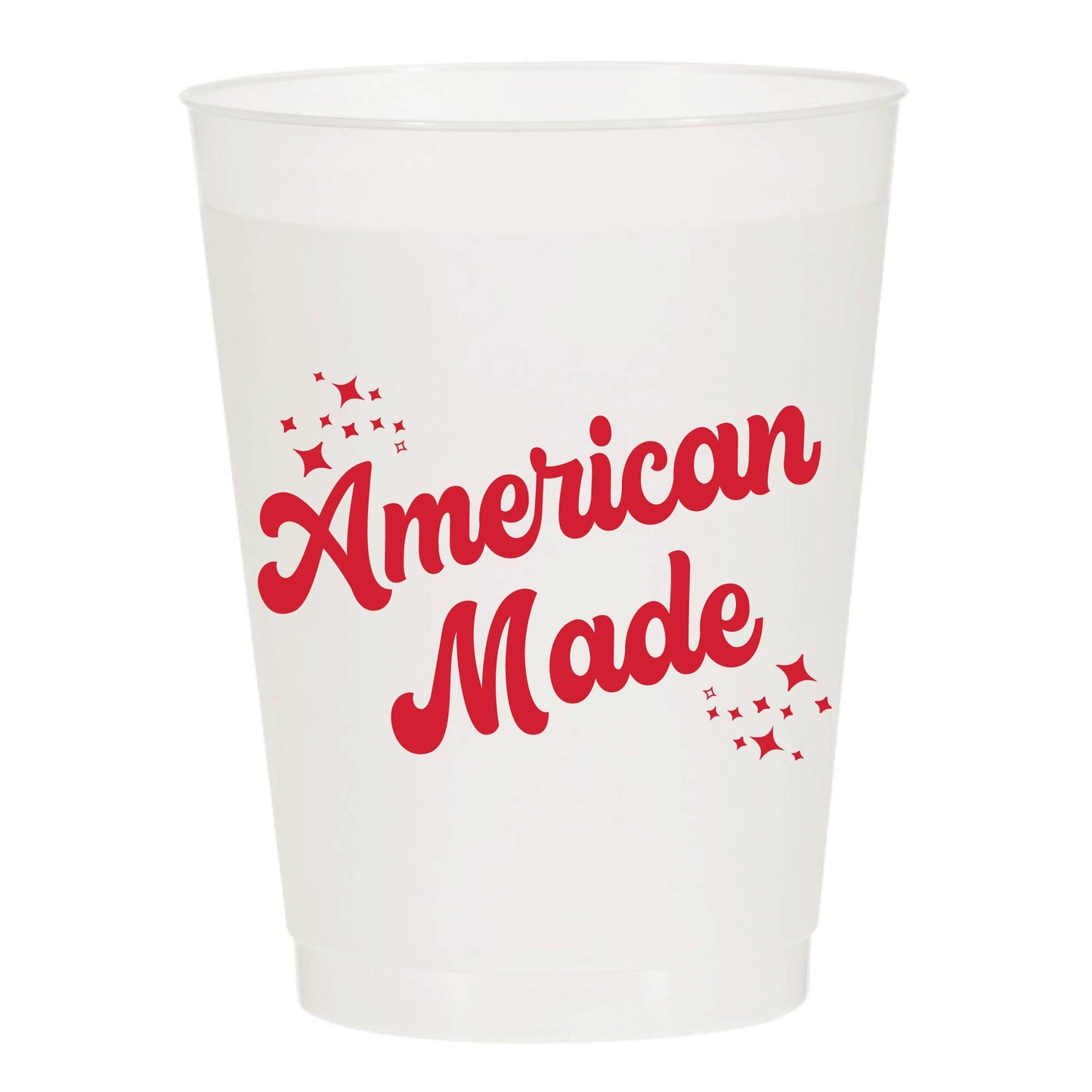 American Made Frosted Cups - Patriotic