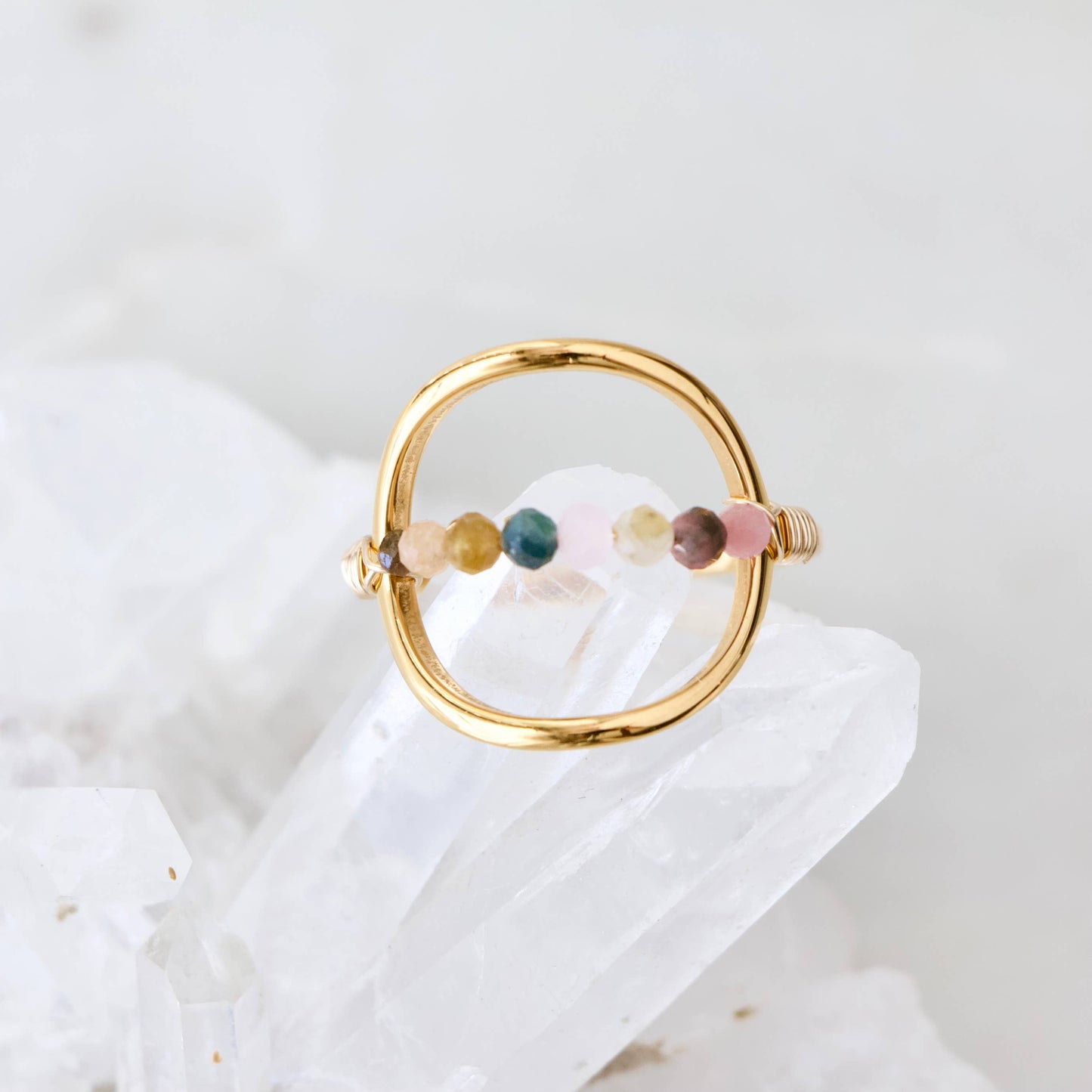 Tourmaline Ring - Tarnish Free