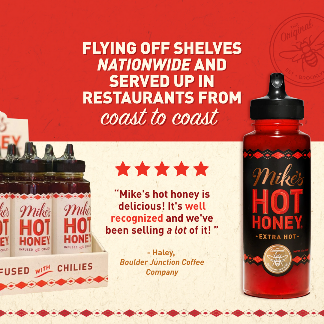 Mike's Hot Honey | Extra Hot | 12oz | Squeeze Bottle