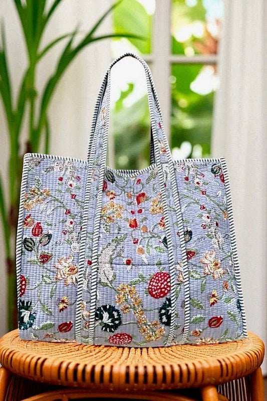 Belinda Floral Print Tote Bag