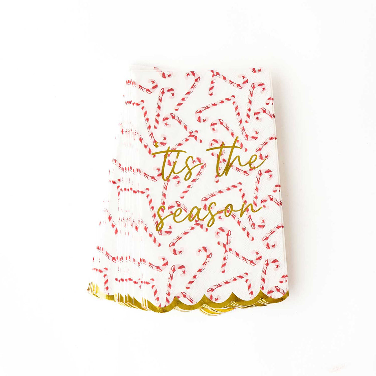 Peppermint Toile Candy Cane Guest Towels, 16-Pk