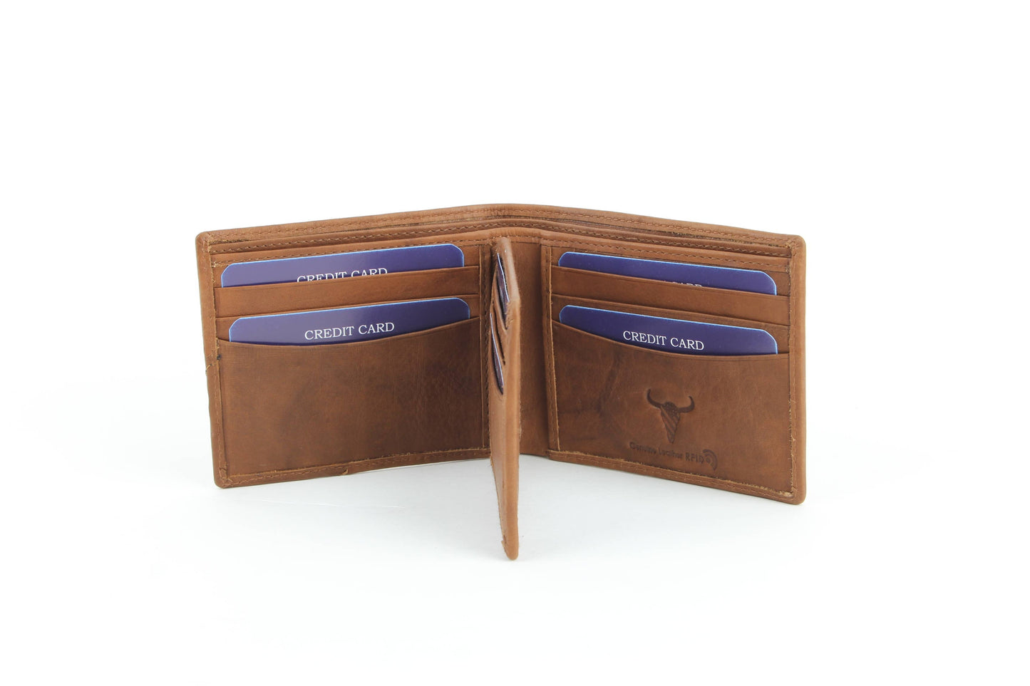 RFID Bifold w/Center I.D. Flap & Corner Contrast Notch 15715