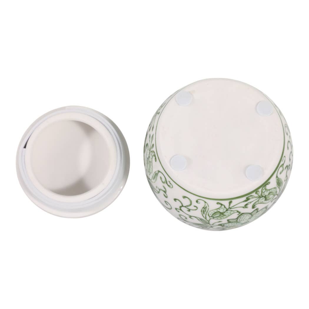 Scented Candle - Lavender Verbena Soy Wax Ceramic Lid,8.5Oz.