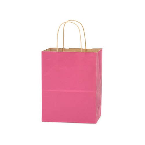 Recycled Kraft Color Paper Retail Shopping Bags