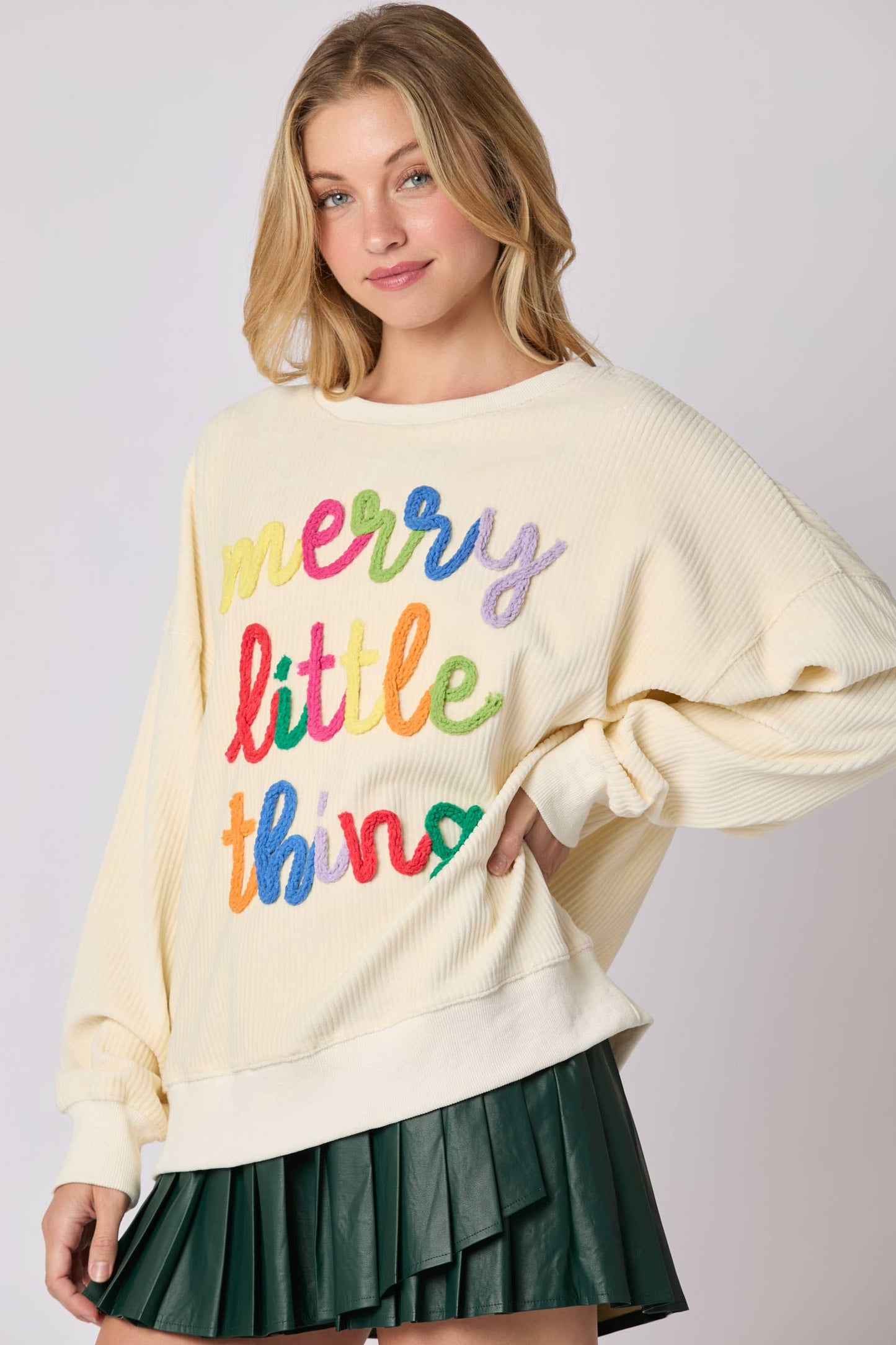 Multi Color Embroidery Sweatshirts