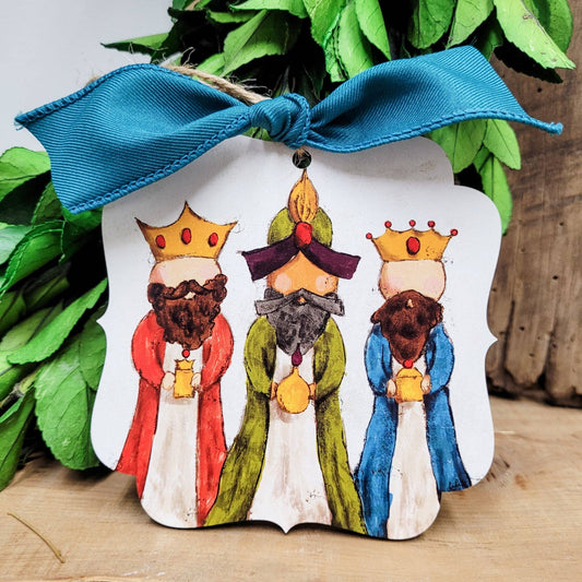 Christmas Ornament: Three Wise Men Bearing Gifts - Artist Co