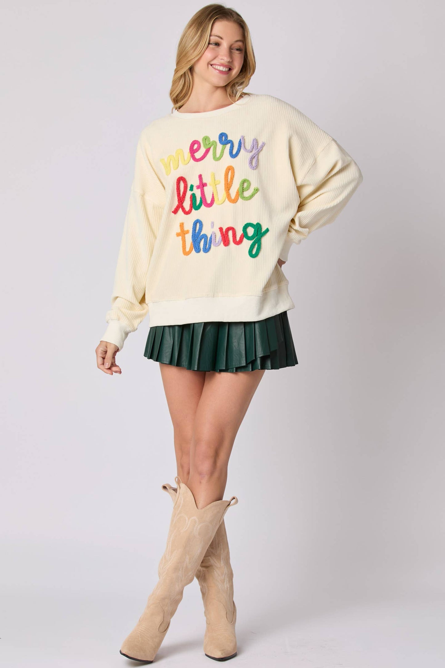 Multi Color Embroidery Sweatshirts