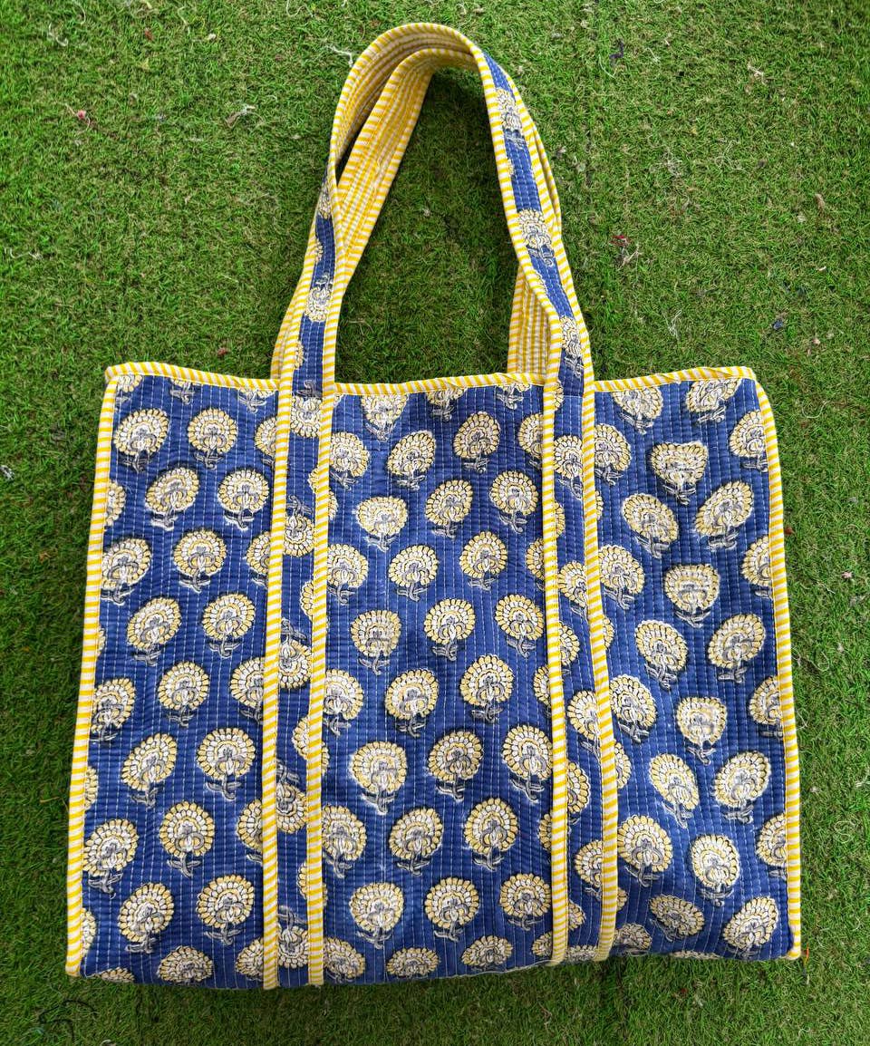 Printed Shoulder Cotton Quilted Bag