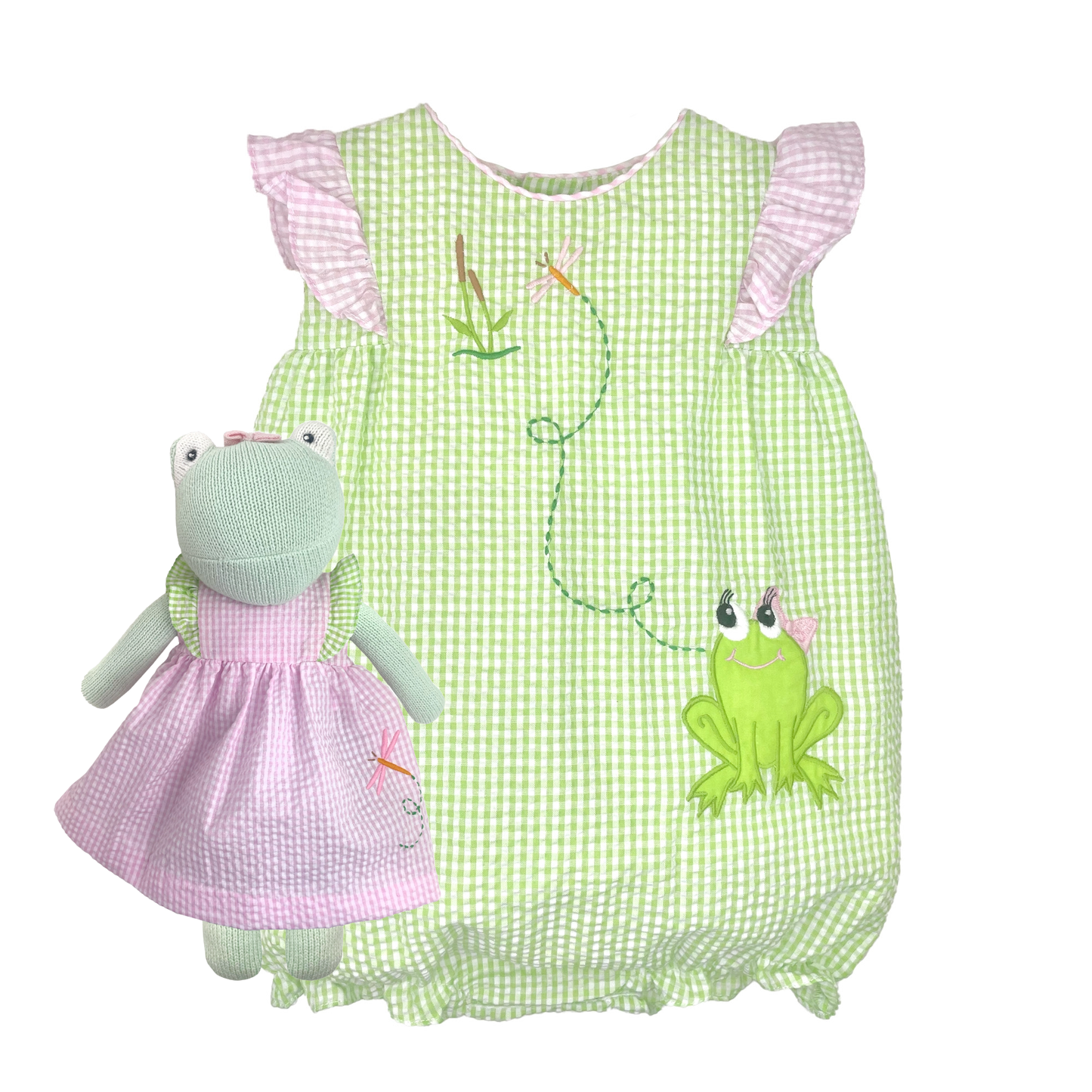 Sunbubble with Frog Applique and Embroidery
