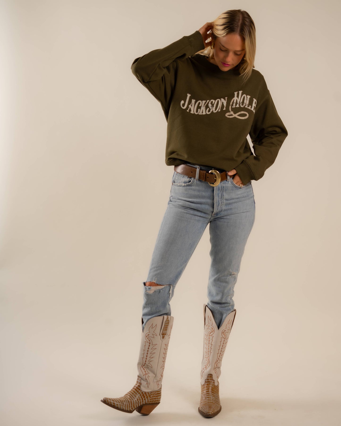 Classic Crewneck Jackson Hole