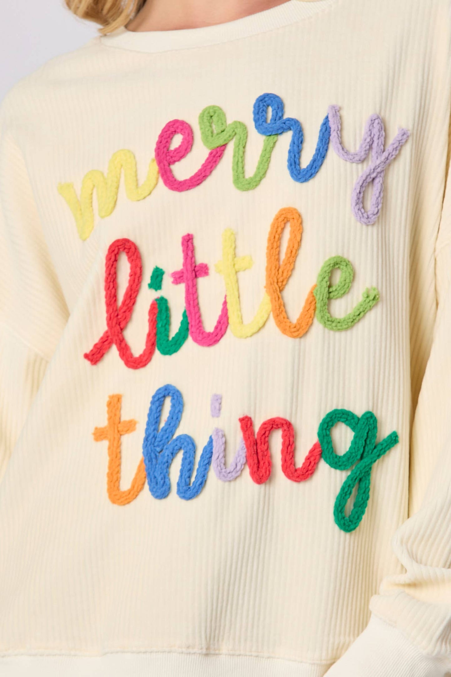 Multi Color Embroidery Sweatshirts