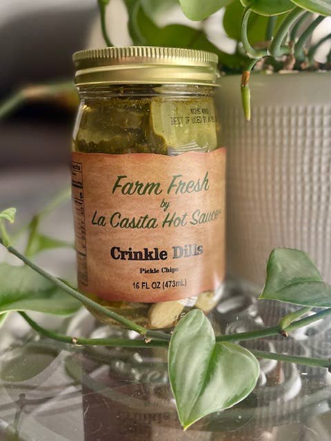 Farm Fresh by La Casita Crinkle Dill Pickle Chips
