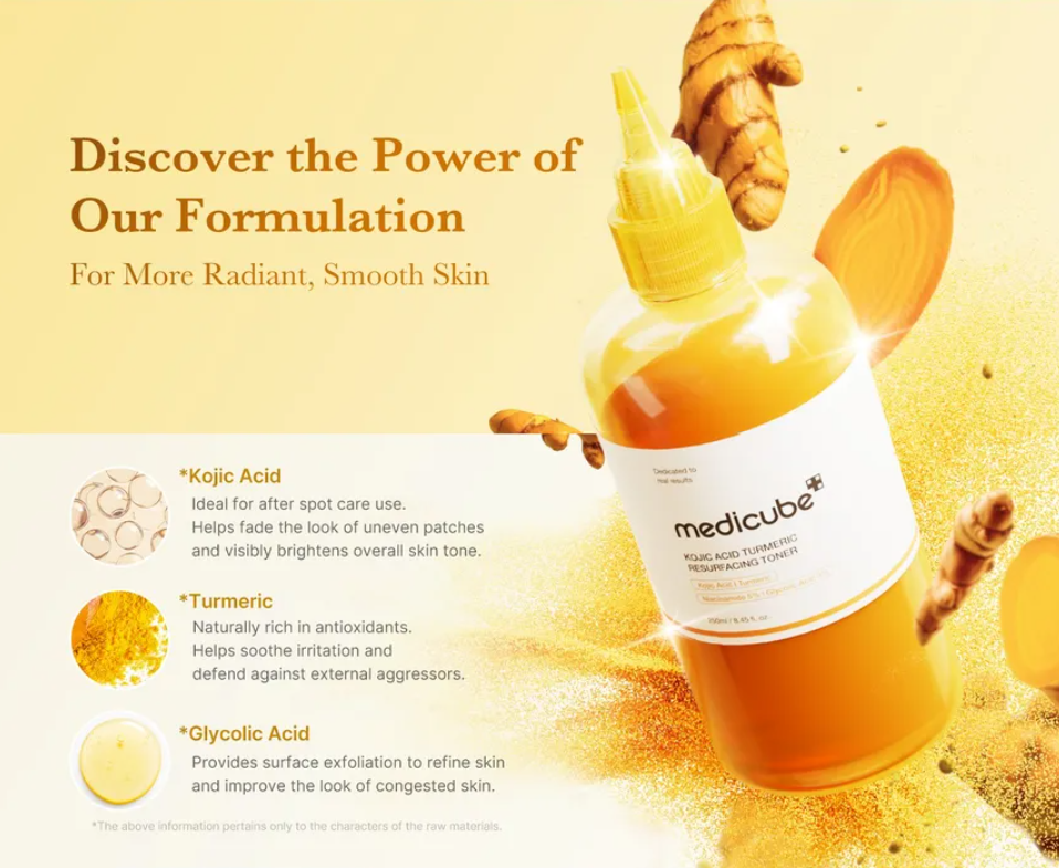 MEDICUBE Kojic Acid Turmeric Resurfacing Toner