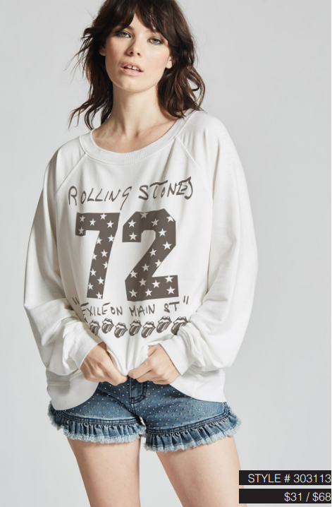 Rolling Stones 72 Sweatshirt
