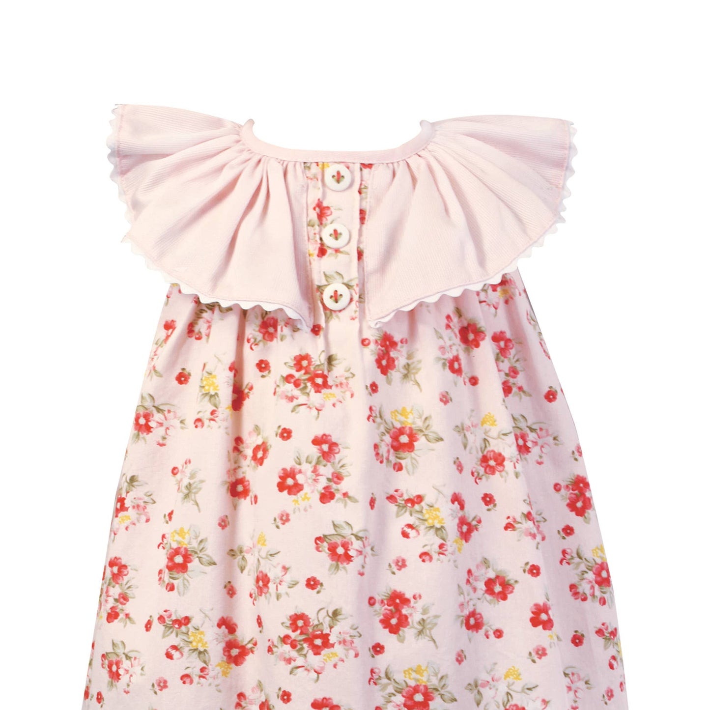 Butterfly Collar Floral Dress