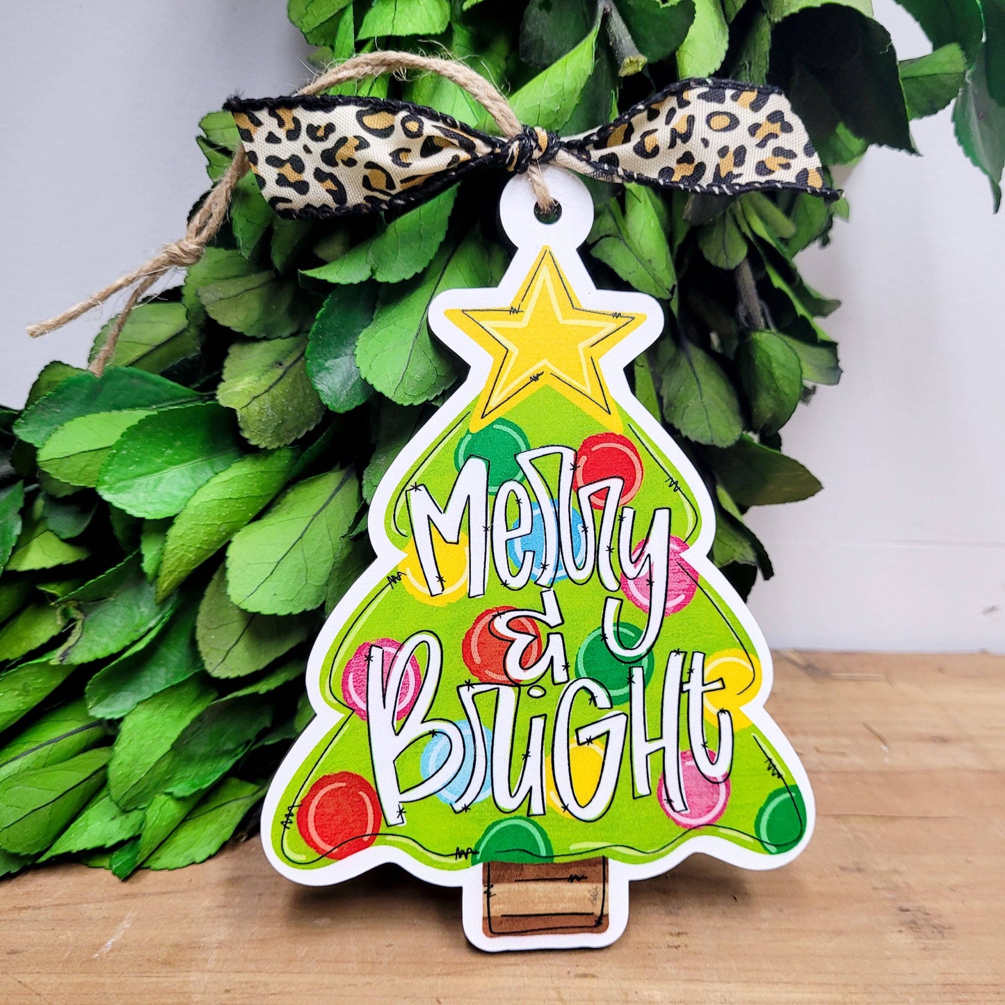 Christmas Ornament - Merry and Bright