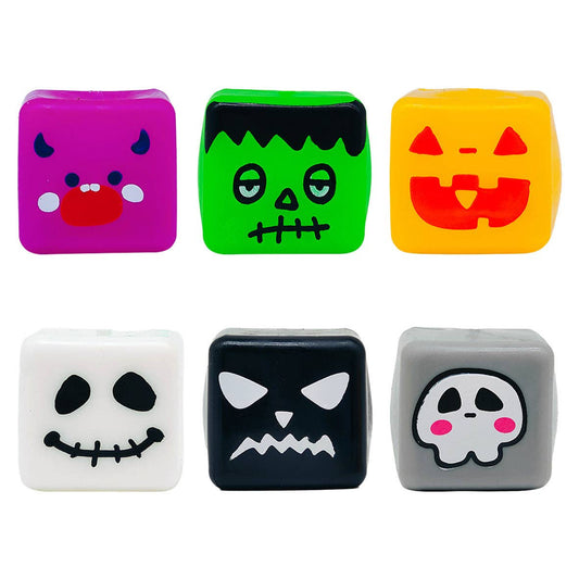Halloween Mini Ice Cube TPR Squishy Slow-Rising Stress Relief Toy